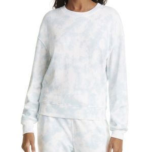 NWT Rails Ramona Tie Dye Cotton Crewneck Pullover Sweatshirt - Size S - Blue